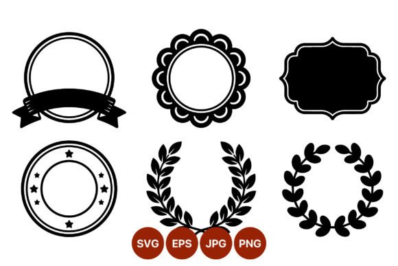 Download Ornamental Round and Laurel Wreath - Premium Bundle