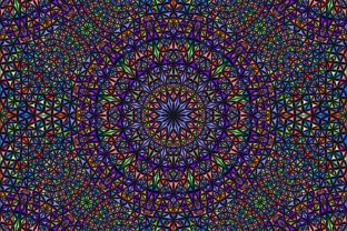 Download Seamless Kaleidoscope Mandala Pattern - Pattern Collection