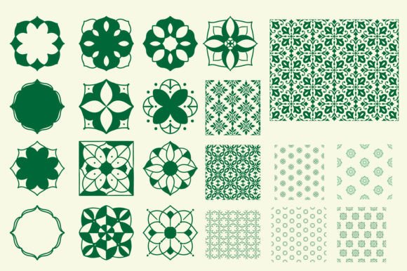 Download Islamic Pattern and Mandala Frame Vector - Pattern Collection