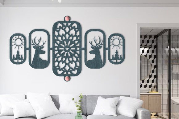 Download Laser Cut Wall Art Mandala Panel Svg - Wall art mandala Collection
