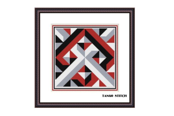 Download Geometric Ornament Cross Stitch Pattern - Pattern Collection