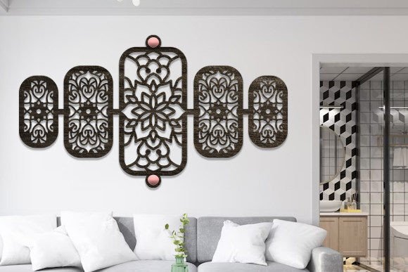 Download Laser Cut Wall Art Mandala Panel Svg - Premium Resources