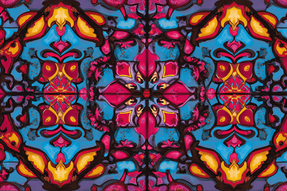 Download Hot Pink Ornamental Symmetrical Pattern - Pattern Collection