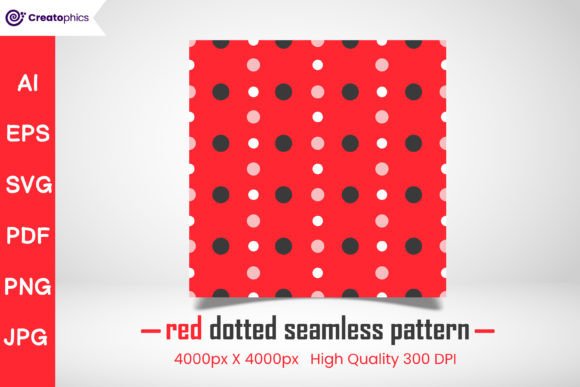 Download Red Polka Dot Seamless Pattern Design - Pattern Collection