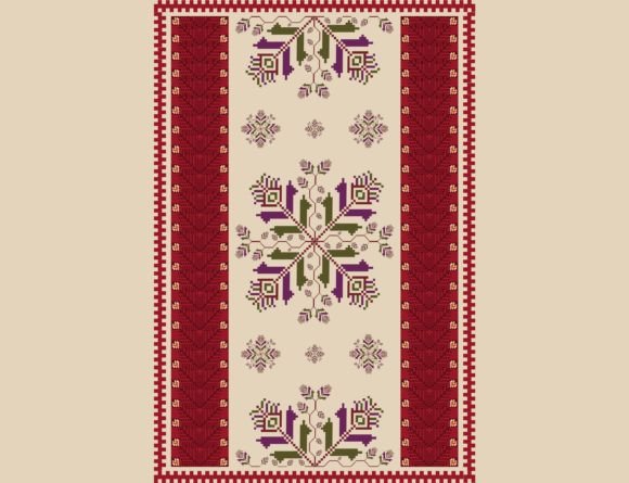 Download Ethnic Floral Embroidery Pattern - Pattern Collection