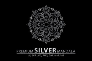 Download Premium Silver Mandala Vector Pattern - Pattern Collection