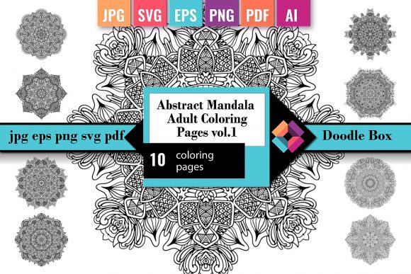 Download Abstract Mandala Adult Coloring Pages 1 - Abstract mandala Collection