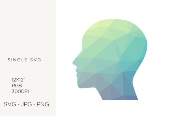Download Geometrical Pattern,  Human Head - Pattern Collection